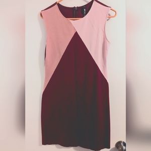 Color Block Sleeveless Dress